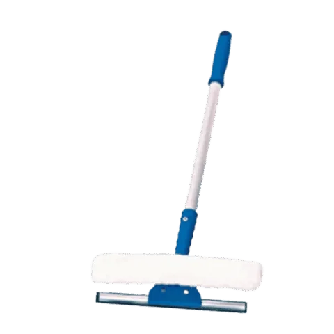 Rodo limpa vidros 25cm - Combinado 2 Em 1 - Com Cabo - Bralimpia