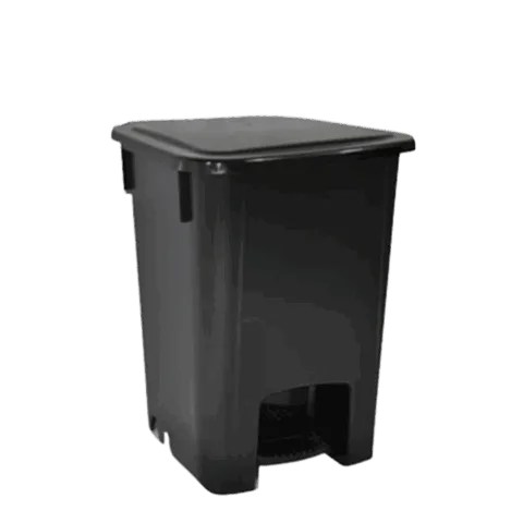CP15PR - Cesto com pedal 15L preto - Bralimpia