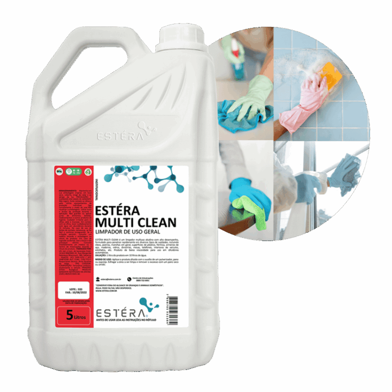 ESTERA MULTI CLEAN 5L - Limpador Para Uso Geral - Até 1:10