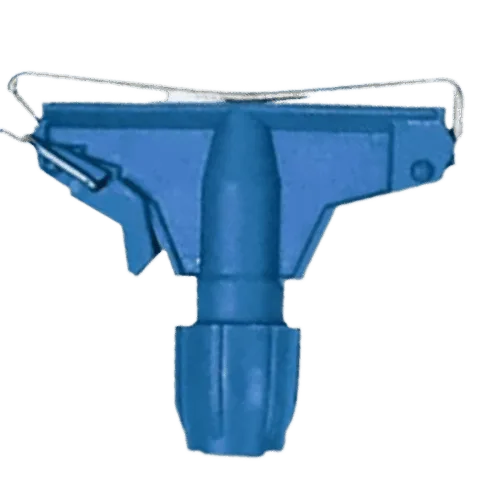 GE201Z - Conjunto haste euro garra de metal sem cabo azul - Bralimpia