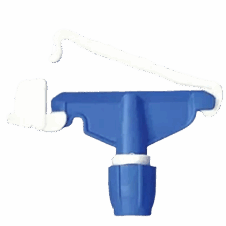 GE211Z - Conjunto haste euro garra plastica azul sem cabo - Bralimpia