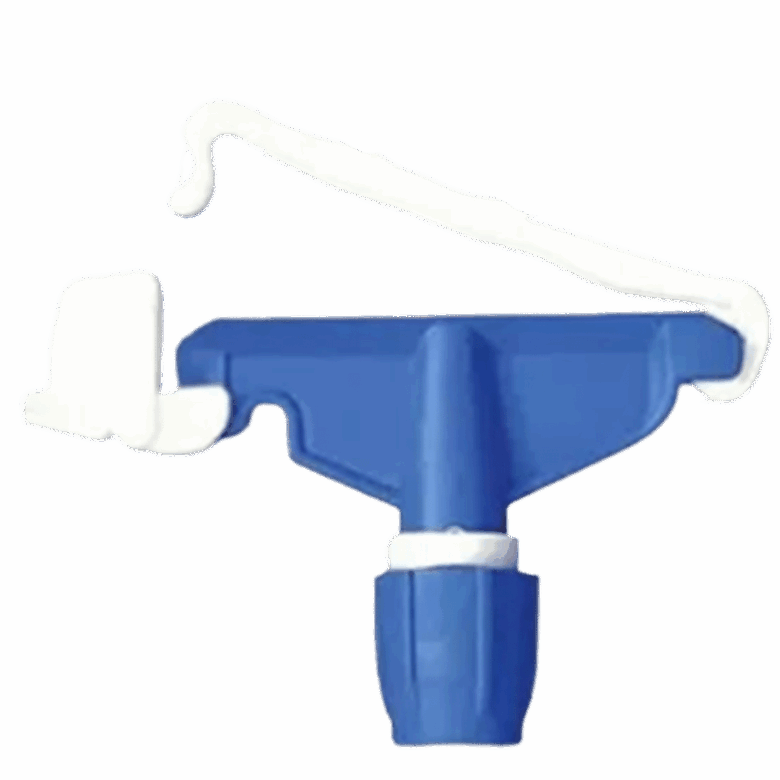 GE211Z - Conjunto haste euro garra plastica azul sem cabo - Bralimpia
