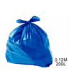 Saco para lixo azul 200L 0.12 com 100 unidades