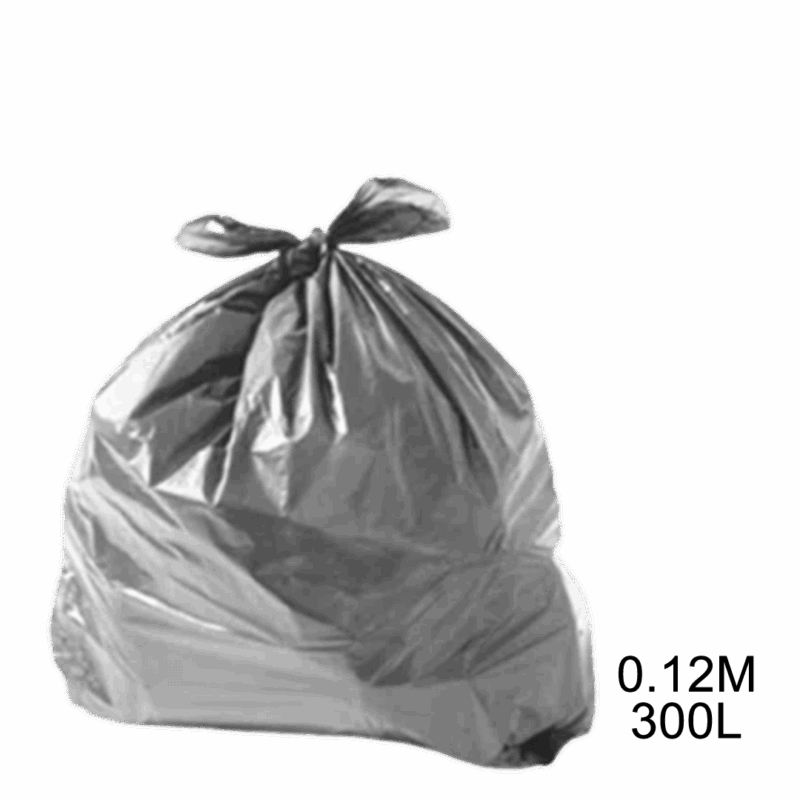 Saco para lixo cinza 200L 0.12m com 100 unidades