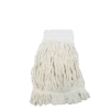 Refil para mop úmido ponta com cinta 320g branco - Bralimpia