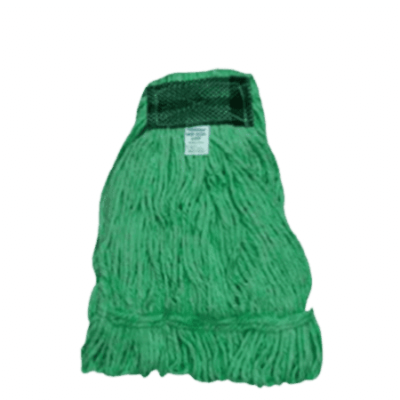 Refil para mop úmido ponta com cinta 320g verde - Bralimpia