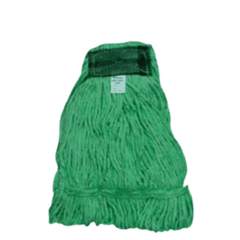 Refil para mop úmido ponta com cinta 320g verde - Bralimpia