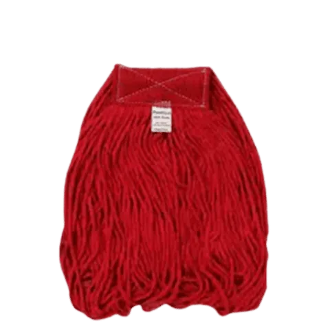 Refil para mop úmido ponta loop com cinta 320g vermelho - Bralimpia