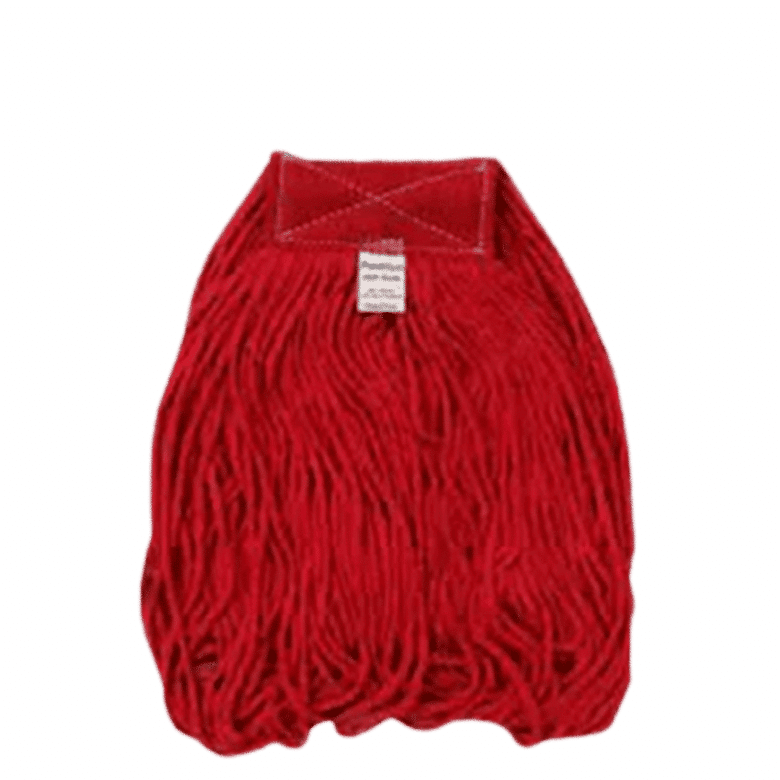 Refil para mop úmido ponta loop com cinta 320g vermelho - Bralimpia