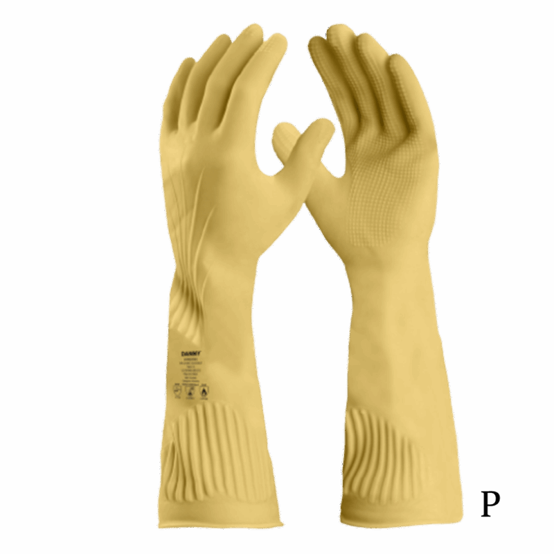 Luva Ranhurada Latex 37 cm - P