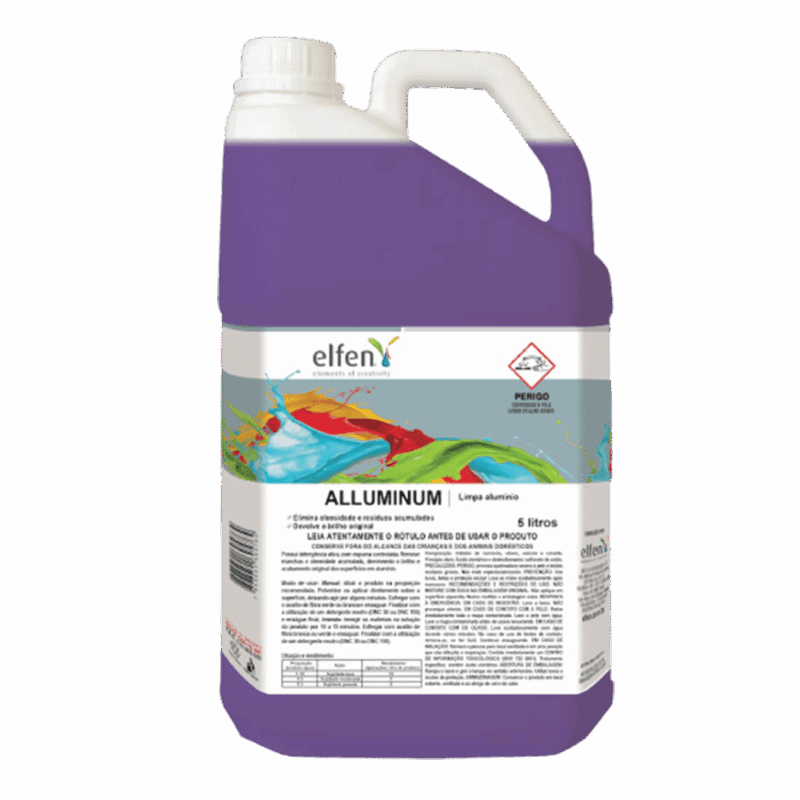 ALLUMINUM - Limpa Alumínio 5 Litros - até 1:3