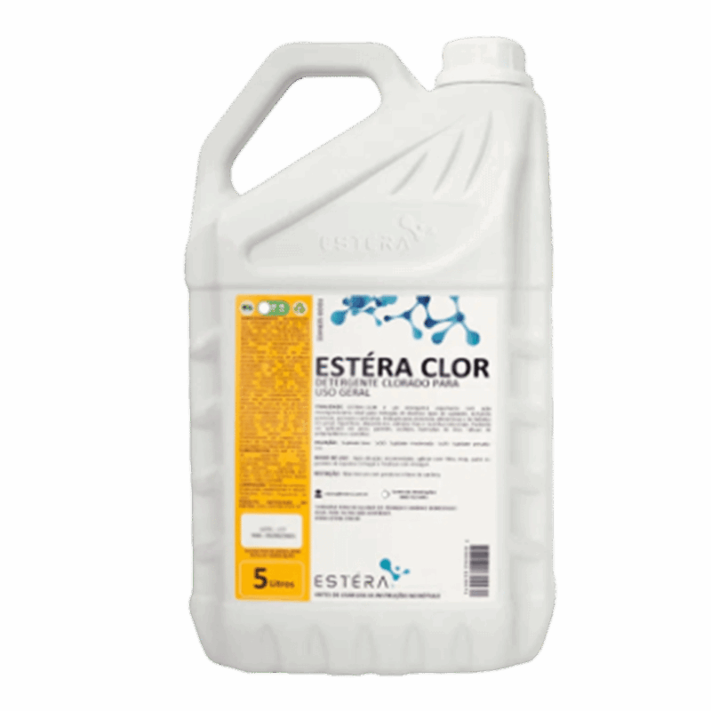 ESTERA CLOR 5L - Detergente Clorado para Uso Geral - até 1:50