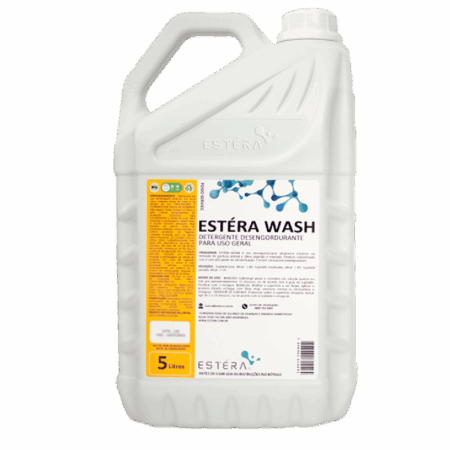 ESTERA WASH 5L - Detergente Desengordurante Concentrado - até 1:80