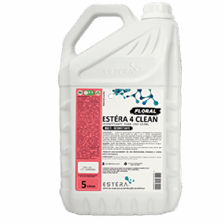 ESTERA 4CLEAN FLORAL 5L - Desinfetante concentrado - até 1:50