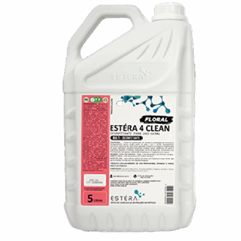 ESTERA 4CLEAN FLORAL 5L - Desinfetante concentrado - até 1:50