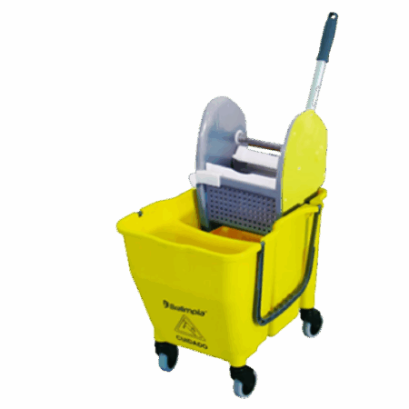 Balde 30L espremedor Doblo Amarelo - Bralimpia