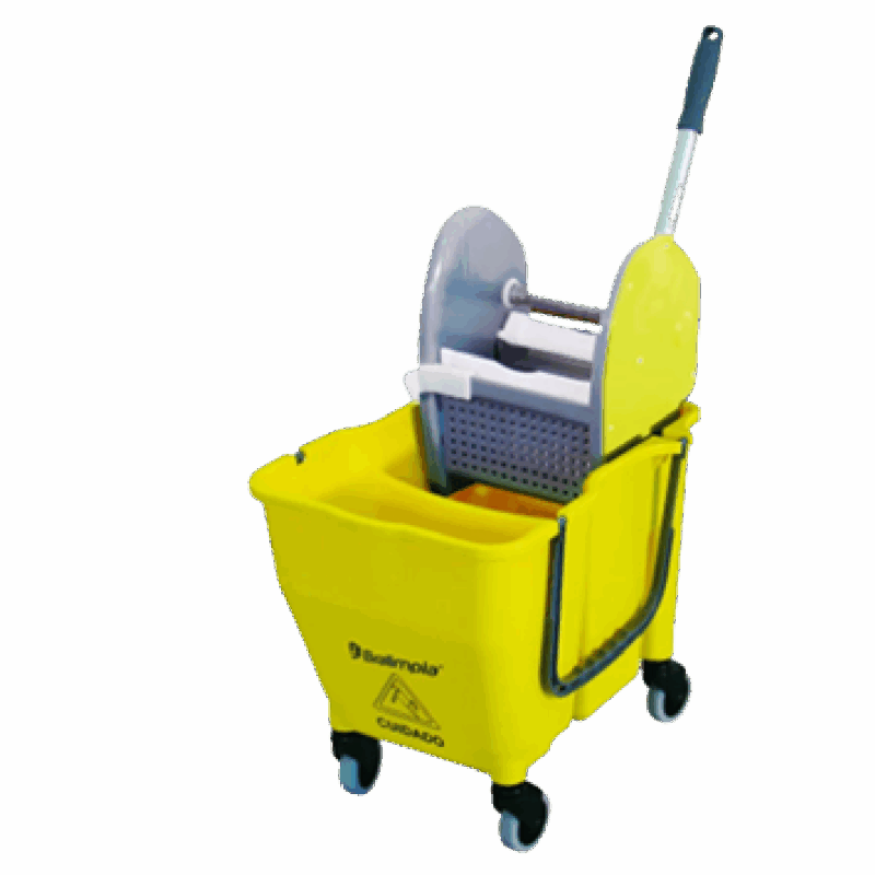 Balde 30L espremedor Doblo Amarelo - Bralimpia