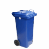 Contentor 120L Azul sem Pedal com Rodas 200mm - Bralimpia