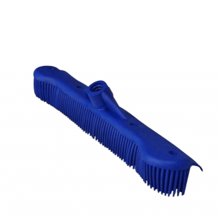 Maxi Rodo 34cm Vassoura Inteligente Silicone 2 Em 1 Sem Cabo Azul Bralimpia Limpeza de Sujidades