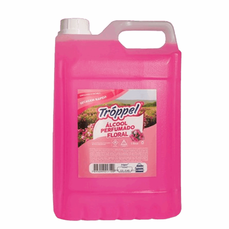 Álcool perfumado Floral 5L - Troppel