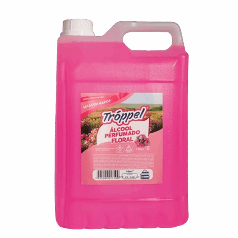 Álcool perfumado Floral 5L - Troppel