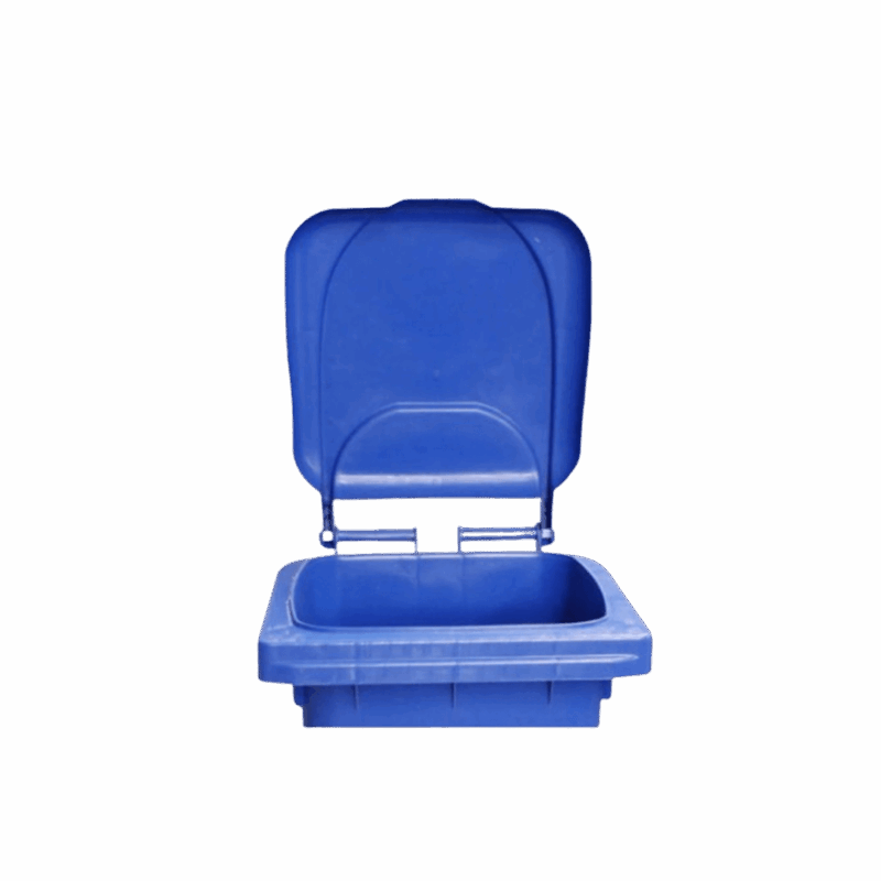 Contentor 120L Azul sem Pedal com Rodas 200mm - Bralimpia - Imagem 4