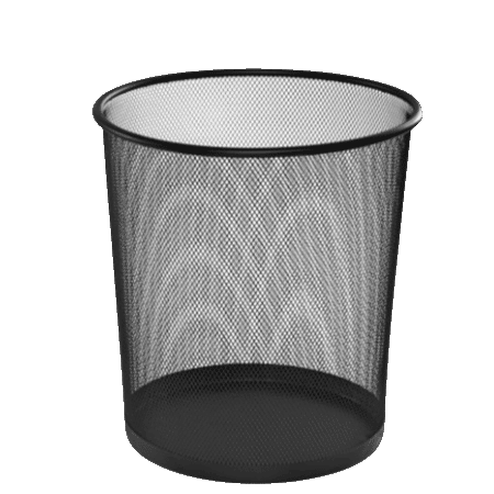 Cesto para lixo em Metal 12L