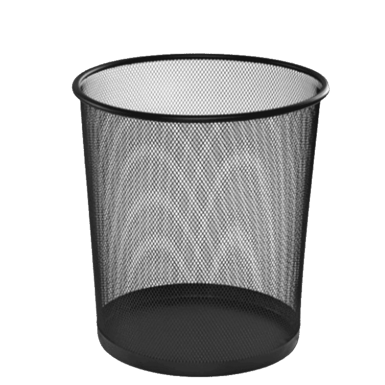 Cesto para lixo em Metal 12L