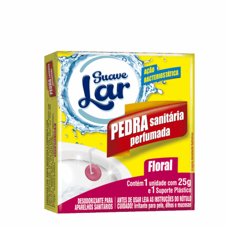 Pedra sanitária suave Lar 25g - Perfumada Floral