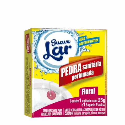 Pedra sanitária suave Lar 25g - Perfumada Floral