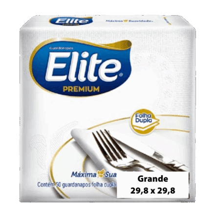 Guardanapo Lips Grande c/ 48 pacotes c/ 50 folhas - Tamanho folha: 29,8x29,8 cm