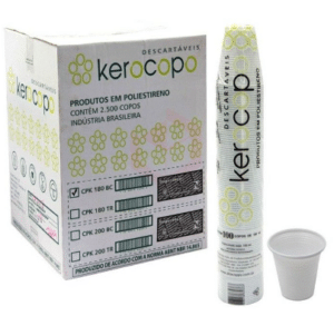 Copo Kerocoppo 180ml Branco c/ 2.500un - PS 
