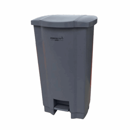 Lixeira com Pedal Perfect 100L Cinza