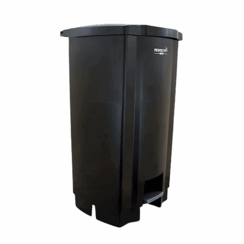 Lixeira com Pedal Perfect 100L Black - Imagem 2