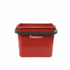 Balde 4L com alça vermelho - Bralimpia