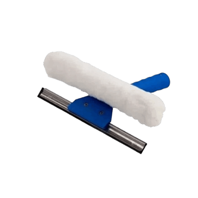 Rodo limpa vidros 15cm - Combinado 2 em 1 sem cabo - Bralimpia