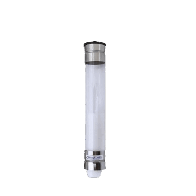 Dispenser inox cristal copo descartavel café