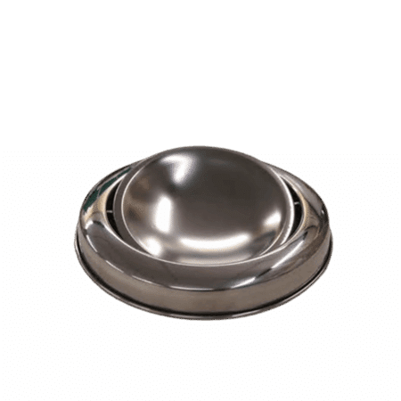 Tampa flip top inox 24cm