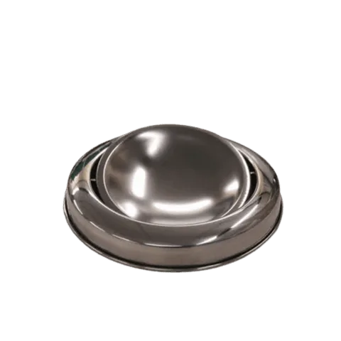 Tampa flip top inox 24cm