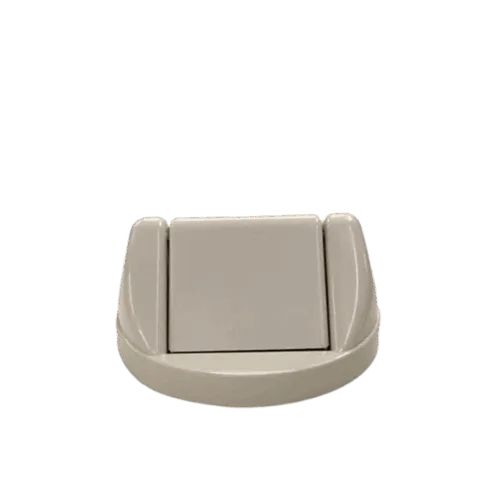 Tampa basculante 24cm bege - Bralimpia
