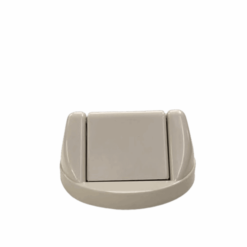 Tampa basculante 24cm bege - Bralimpia