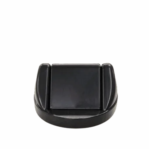 Tampa basculante 24cm preta - Bralimpia