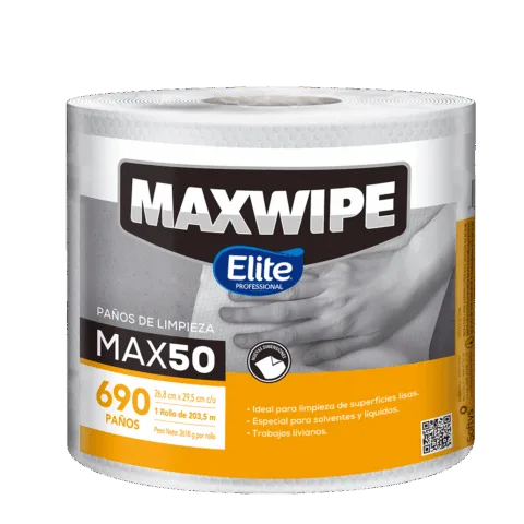 Pano Multiuso  Rolo Maxwipe Max50 com 690 Panos