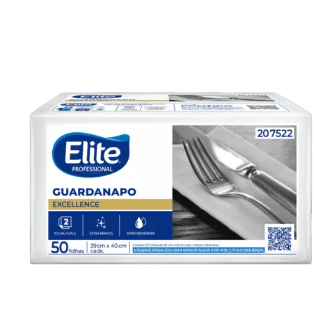 Guardanapo Interfolhado Fiesta Folha Dupla 39X40 - 1 Pacote 50 Folhas