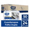 Guardanapo Folha Dupla Excellence c/ 24 pacotes de 50 folhas - Tamanho:39 x 40 cm