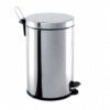 Lixeira Inox com pedal e balde 12L Brinox