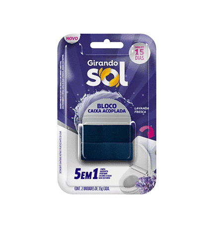 Bloco Sanitário com 2 unidades para Caixa Acoplada Lavanda Girando Sol