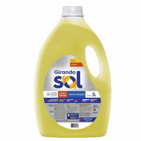 Detergente Lava-louças Neutro Girando Sol 5L