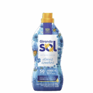 Amaciante Concentrado Azul Doces Sonhos Girando Sol 1L