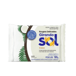 Sabao Em Barra Coco 180g Girando Sol